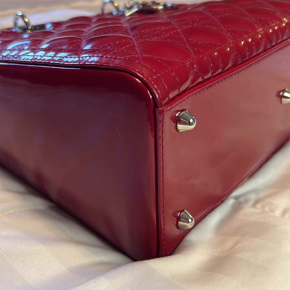 💯 % Authentic Dior Red. Silver Hardware. - Picture 11 of 13